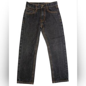 American Hawk Black Dark Wash Cotton Jeans Size 5/6 Boys